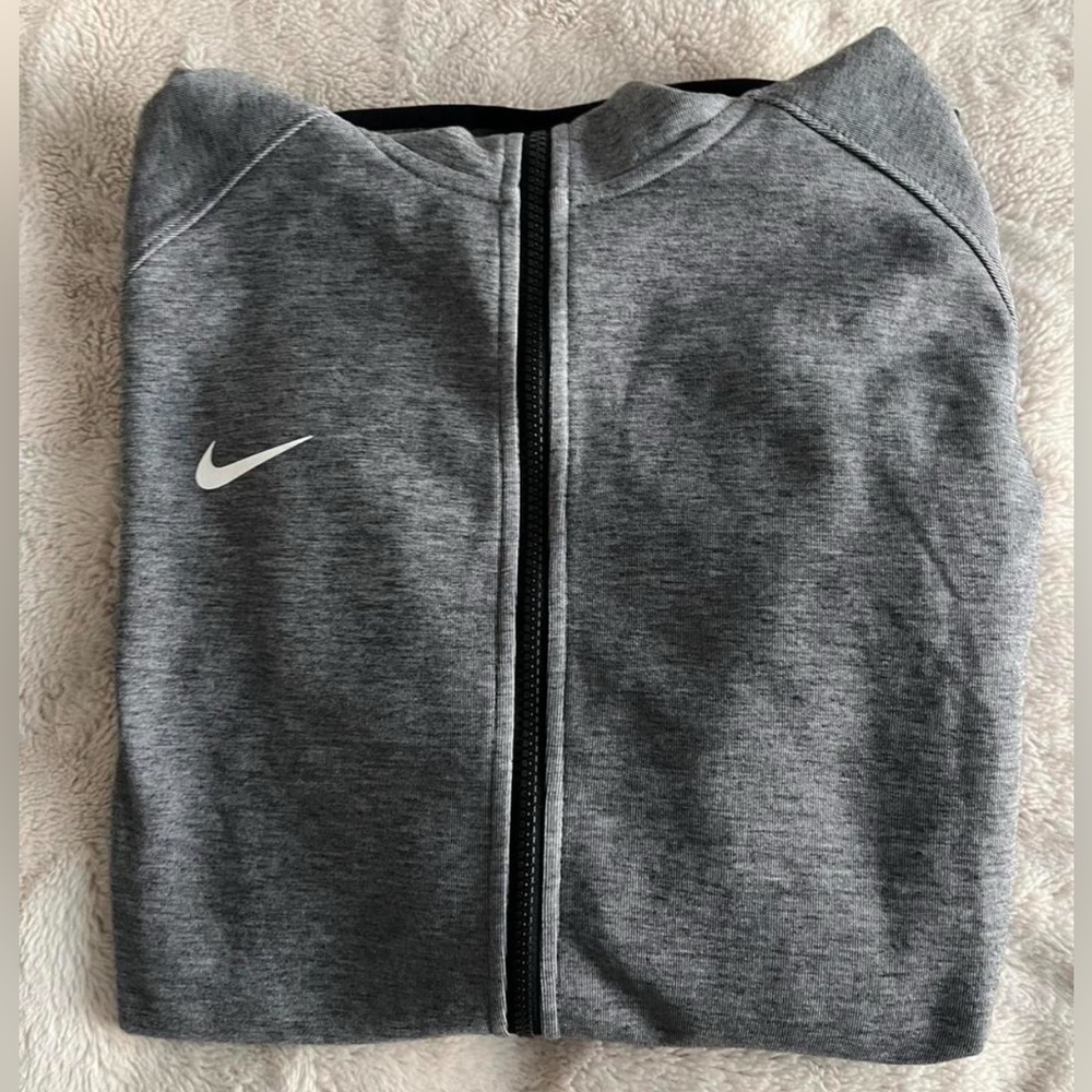 Nike Heather Gray Full-Zip Jacket